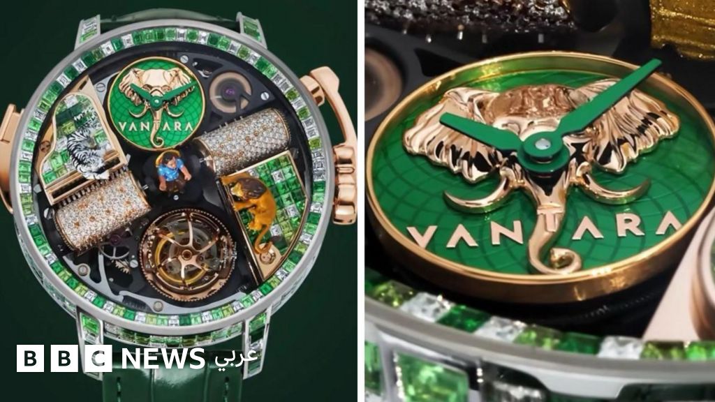 ساعة فانتارا: جاكوب آند كو تصنع ساعة بقيمة 1.5 مليون دولار مع تمثال أنانت أمباني  BBC News عربي