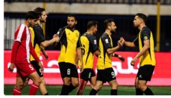 خماسية مدوية تضع الحسين إربد في صدارة الدوري مؤقتًا