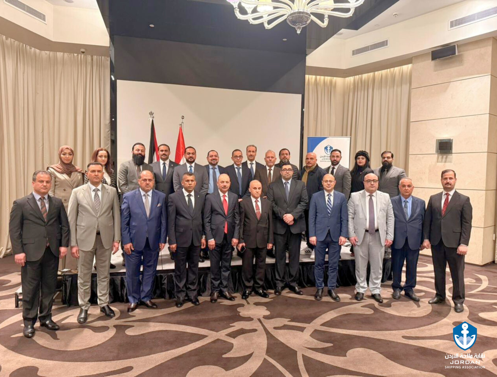 نقابة ملاحة الأردن ترحب بالوفد العراقي وتعقد دورة متخصصة في وثائق النقل البحري