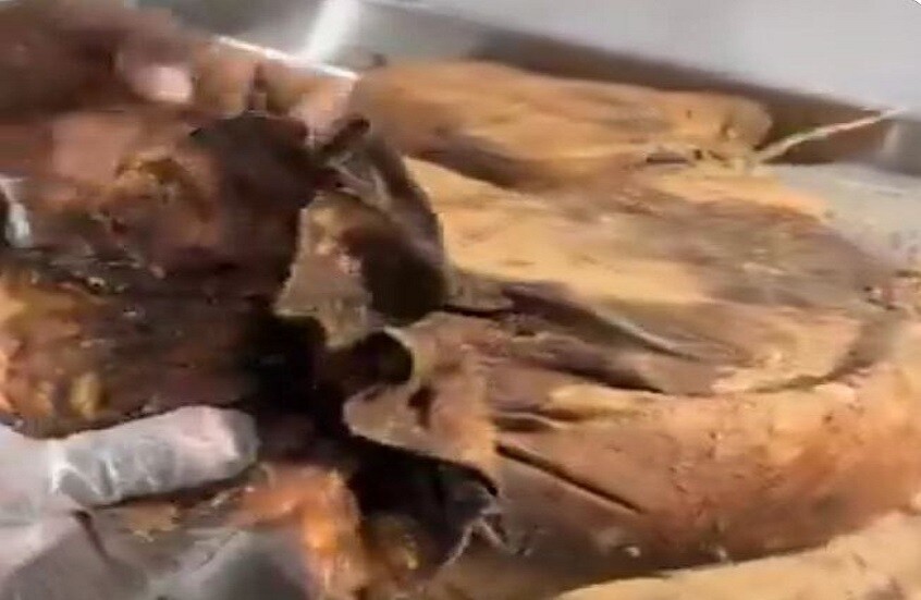 نتائج مدهشة عند فتح كيس من التمر كان مخزنا في مستودع لمدة 100 عام تقريبا (فيديو)