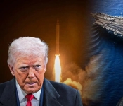 وصول المدمرة يو إس إس ماهان إلى الشرق الأوسط مع حاملة الطائرات جيرالد فورد