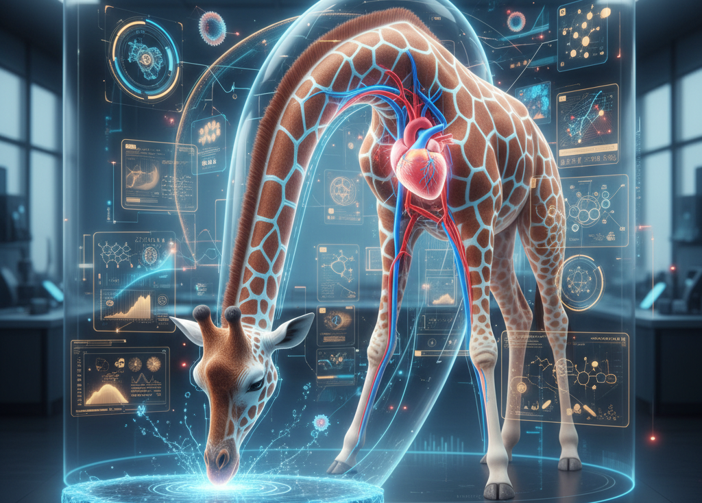 لماذا لا يغمى على الزرافات؟ ضغط دمها المرتفع أعجوبة هندسية بيولوجية فريدة